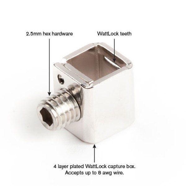 Main product image for Wattgate 350 RH evo Clear Audio Grade Rhodium Plated 110-478
